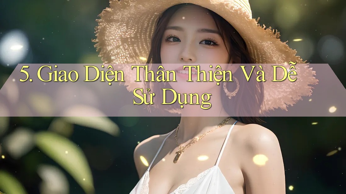 5. Giao Diện Thân Thiện Và Dễ Sử Dụng