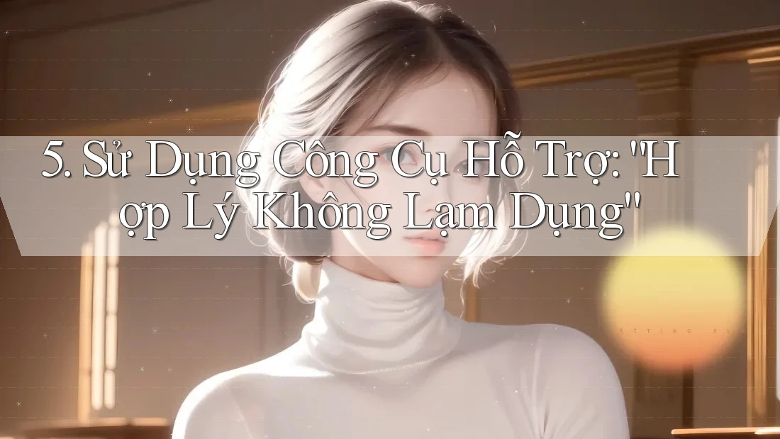 5. Sử Dụng Công Cụ Hỗ Trợ: “Hợp Lý Không Lạm Dụng”