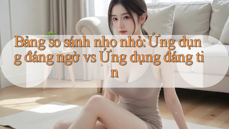 Bảng so sánh nho nhỏ: Ứng dụng đáng ngờ vs Ứng dụng đáng tin Bảng so sánh nho nhỏ: Ứng dụng đáng ngờ vs Ứng dụng đáng tin