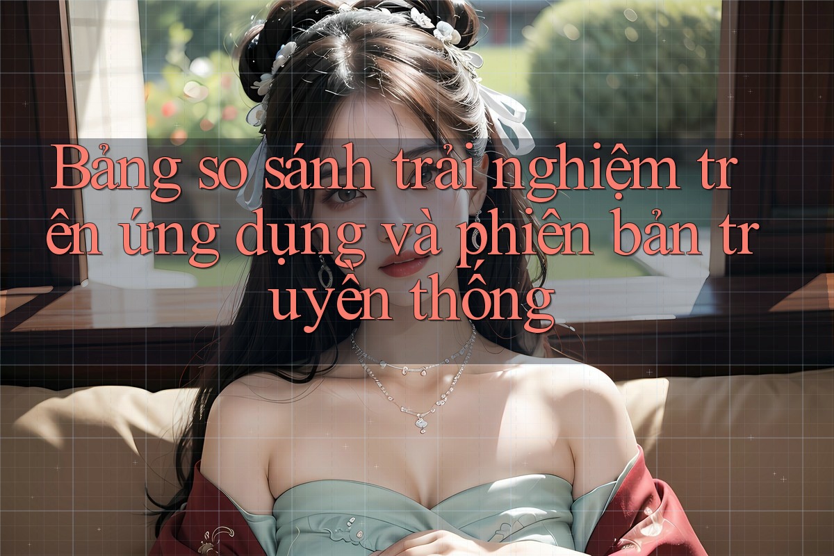 Bảng so sánh trải nghiệm trên ứng dụng và phiên bản truyền thống