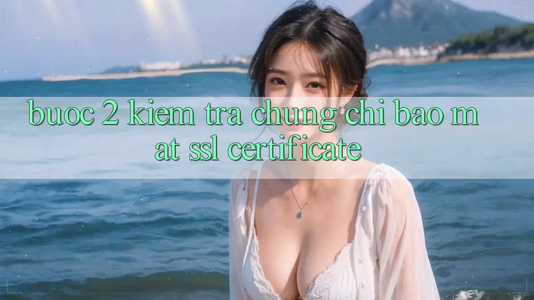 Bước 2: Kiểm tra chứng chỉ bảo mật (SSL Certificate)