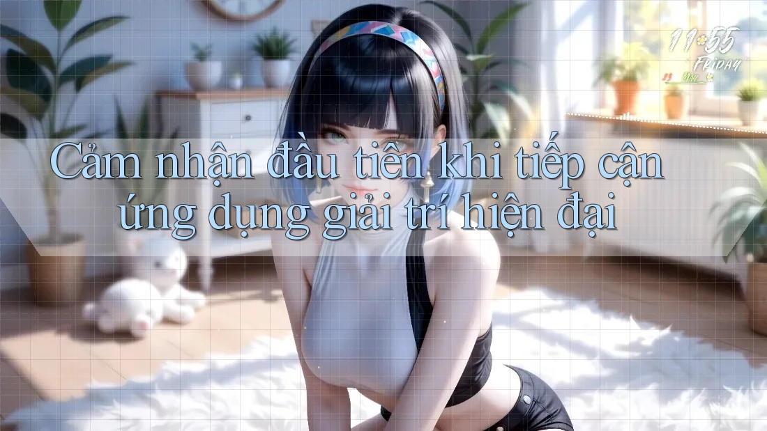 Cảm nhận đầu tiên khi tiếp cận ứng dụng giải trí hiện đại