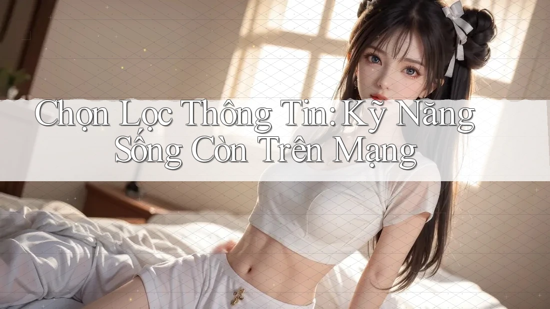 Chọn Lọc Thông Tin: Kỹ Năng Sống Còn Trên Mạng