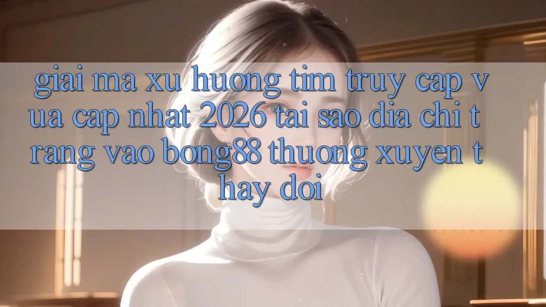 Giải Mã Xu Hướng Tìm “Truy Cập Vừa cập nhật 2026” - Tại Sao Địa chỉ trang Vào Bong88 Thường xuyên Thay Đổi?