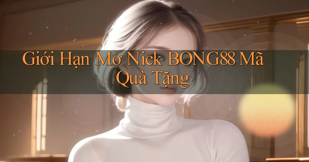 giới hạn mở nick bong88 mã quà tặng