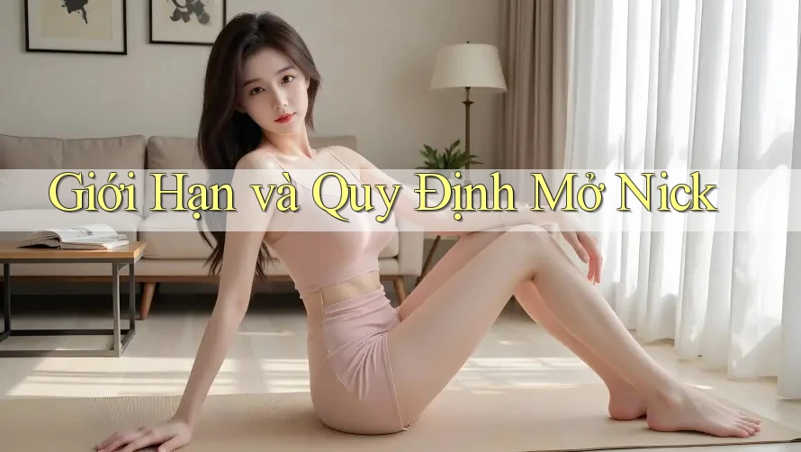 Giới Hạn và Quy Định Mở Nick Giới Hạn và Quy Định Mở Nick