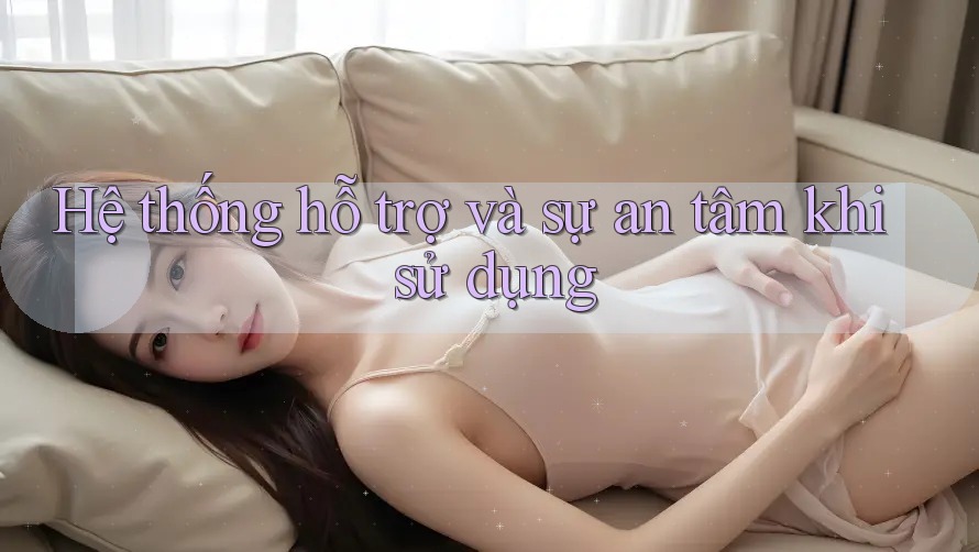 Hệ thống hỗ trợ và sự an tâm khi sử dụng Hệ thống hỗ trợ và sự an tâm khi sử dụng