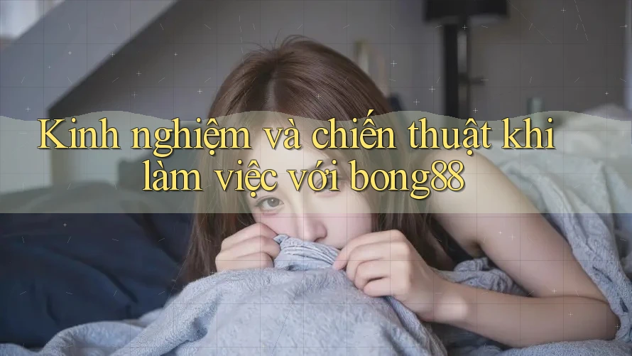 Kinh nghiệm và chiến thuật khi làm việc với bong88