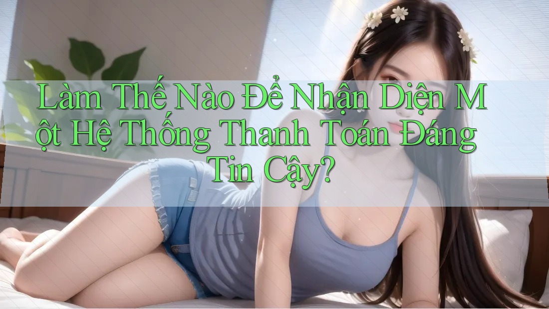 Làm Thế Nào Để Nhận Diện Một Hệ Thống Thanh Toán Đáng Tin Cậy?
