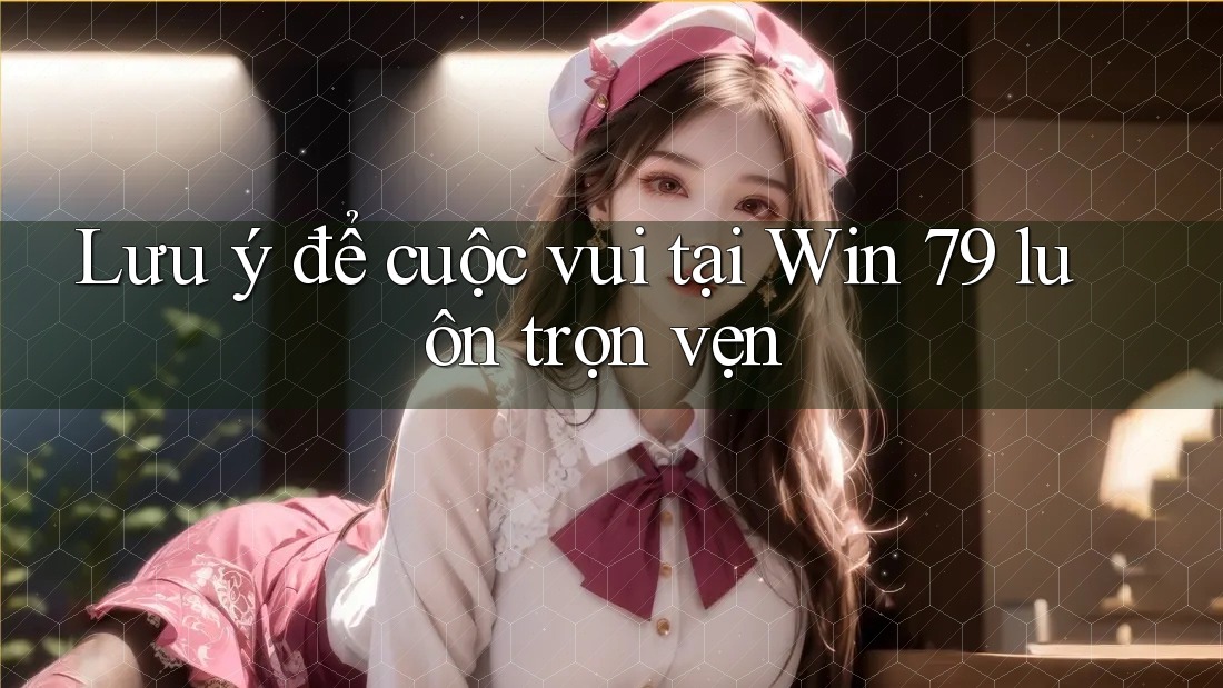 Lưu ý để cuộc vui tại Win 79 luôn trọn vẹn Lưu ý để cuộc vui tại Win 79 luôn trọn vẹn