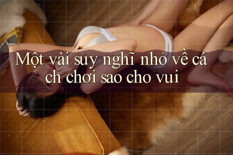 Một vài suy nghĩ nhỏ về cách chơi sao cho vui Một vài suy nghĩ nhỏ về cách chơi sao cho vui