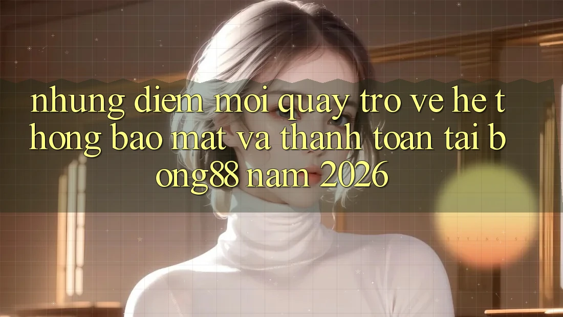 Những Điểm Mới Quay trở về Hệ Thống Bảo Mật Và Thanh Toán Tại Bong88 Năm 2026
