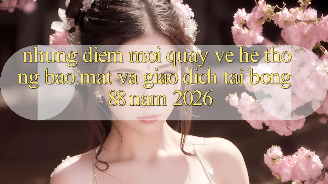 Những Điểm Mới Quay về Hệ Thống Bảo Mật Và Giao dịch Tại Bong88 Năm 2026