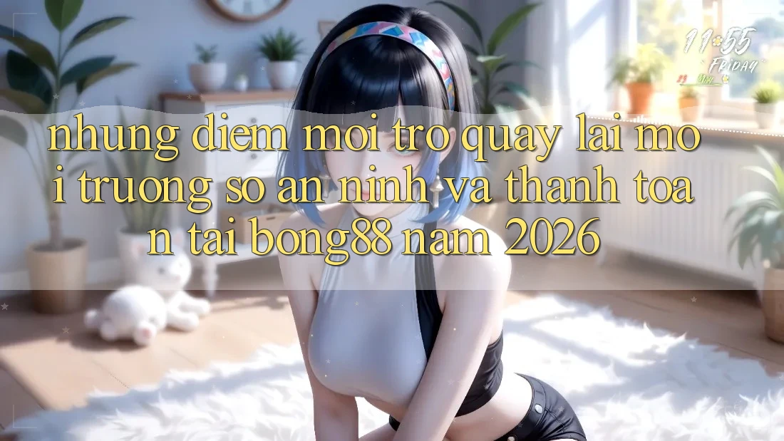 Những Điểm Mới Trở quay lại Môi trường số An ninh Và Thanh Toán Tại Bong88 Năm 2026