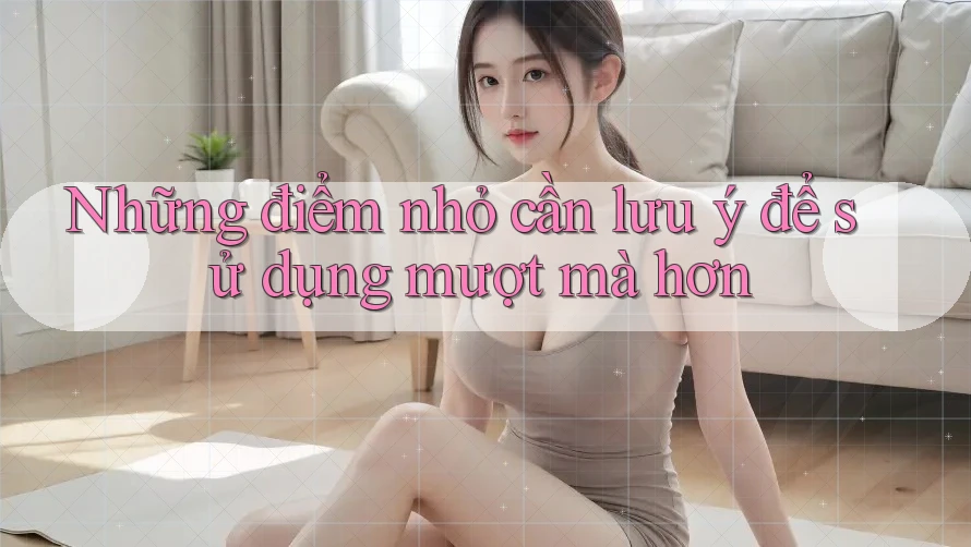 Những điểm nhỏ cần lưu ý để sử dụng mượt mà hơn
