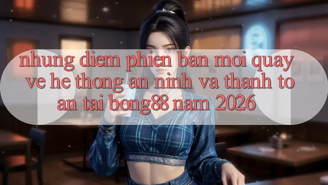 Những Điểm Phiên bản mới Quay về Hệ Thống An ninh Và Thanh Toán Tại Bong88 Năm 2026 Những Điểm Phiên bản mới Quay về Hệ Thống An ninh Và Thanh Toán Tại Bong88 Năm 2026