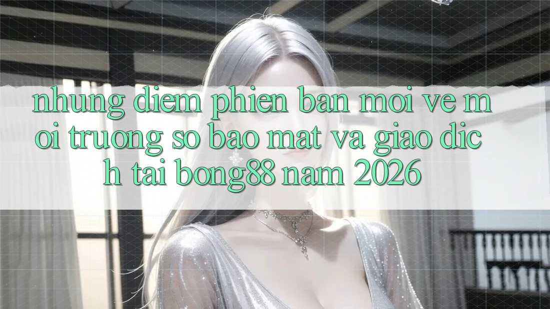 Những Điểm Phiên bản mới Về Môi trường số Bảo mật Và Giao dịch Tại Bong88 Năm 2026
