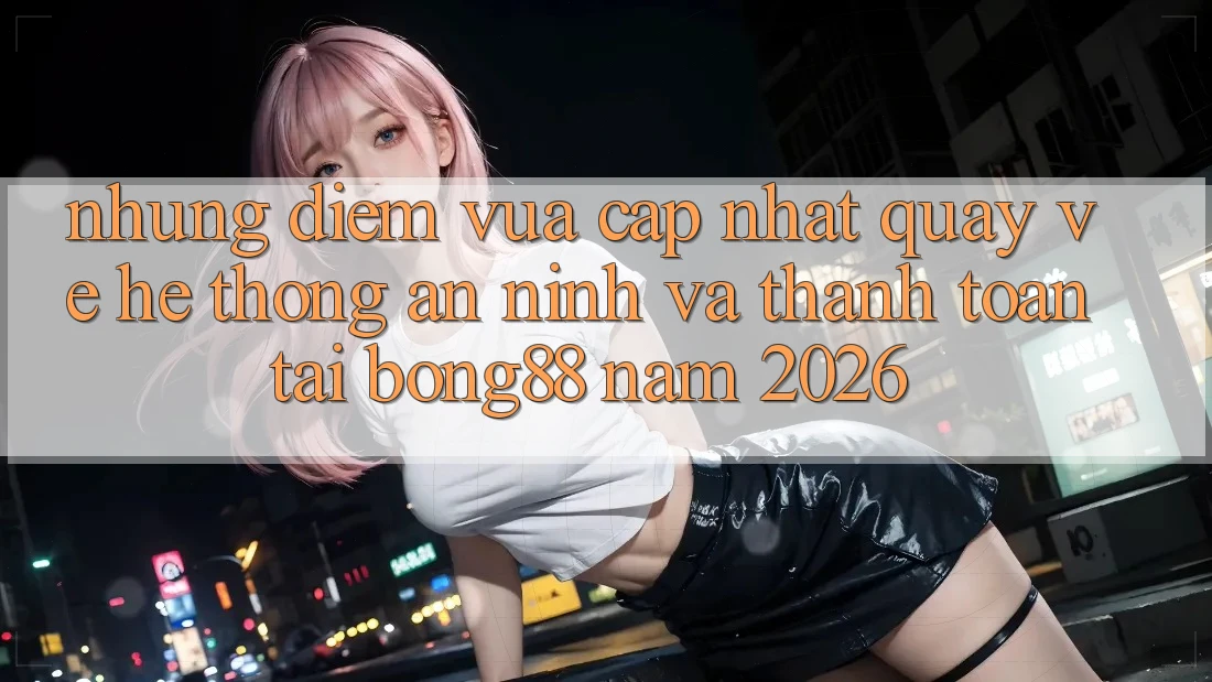 Những Điểm Vừa cập nhật Quay về Hệ Thống An ninh Và Thanh toán Tại Bong88 Năm 2026