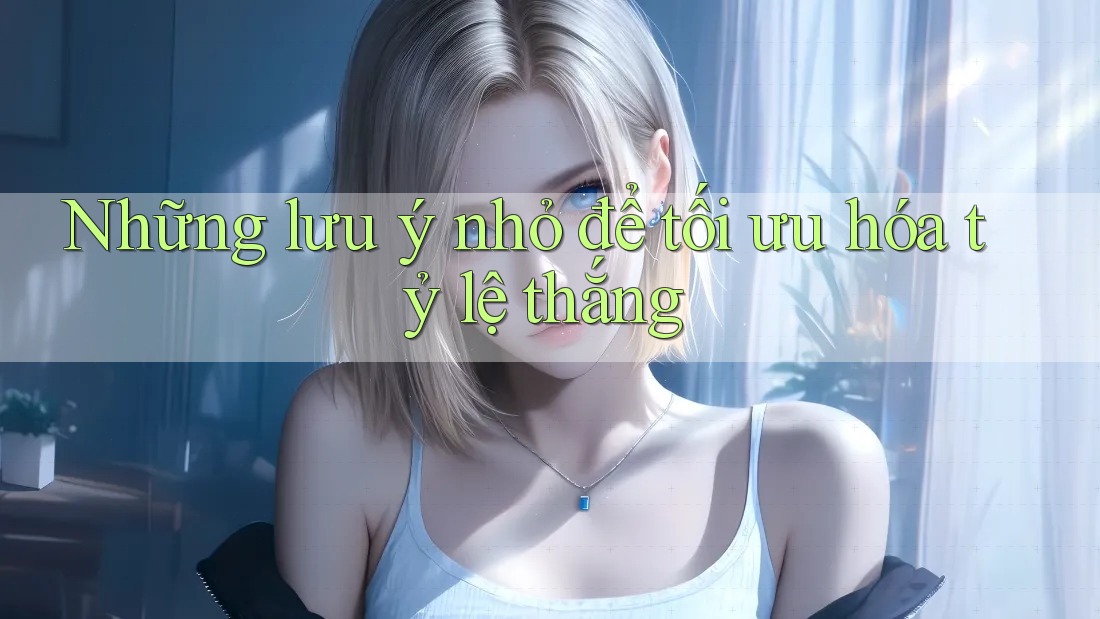 Những lưu ý nhỏ để tối ưu hóa tỷ lệ thắng