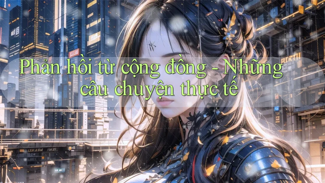 Phản hồi từ cộng đồng - những câu chuyện thực tế