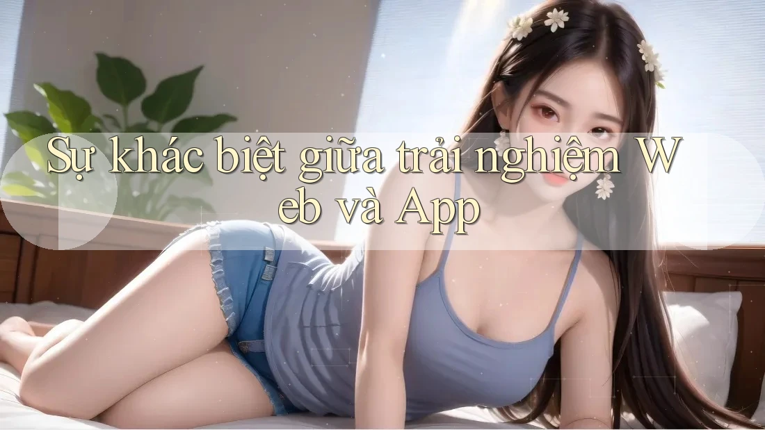 Sự khác biệt giữa trải nghiệm Web và App
