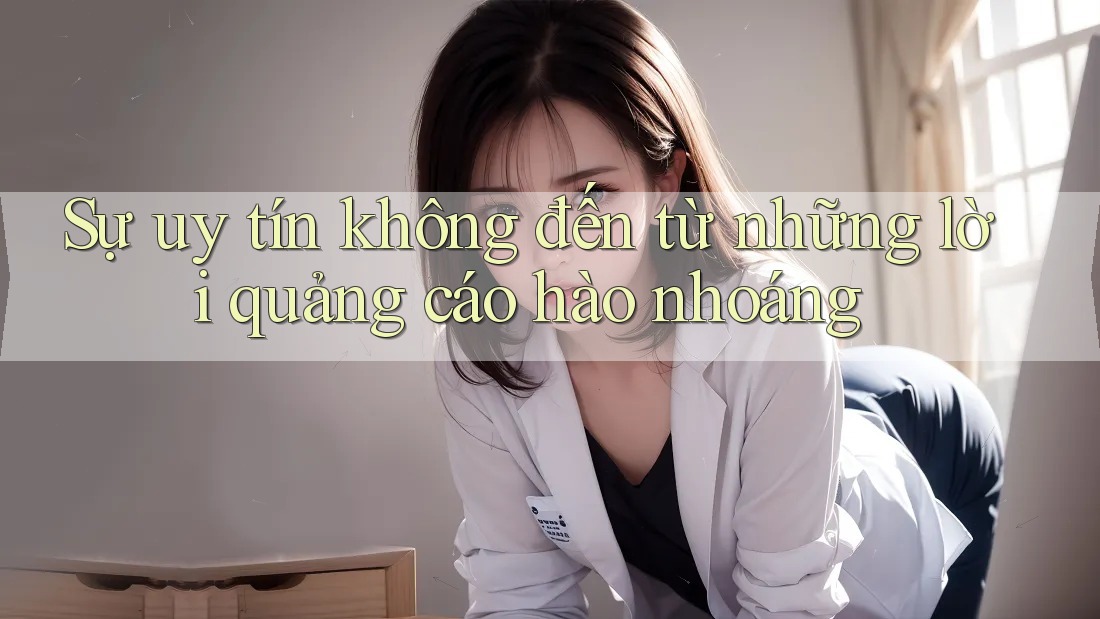 Sự uy tín không đến từ những lời quảng cáo hào nhoáng