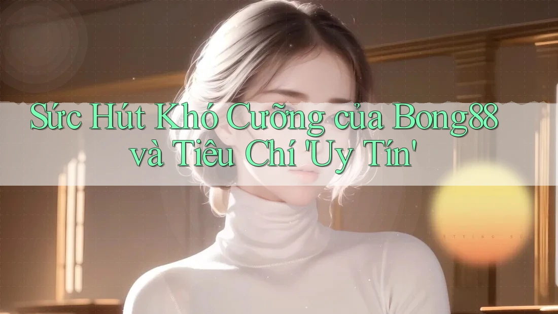 Sức Hút Khó Cưỡng của Bong88 và Tiêu Chí 'Uy Tín'