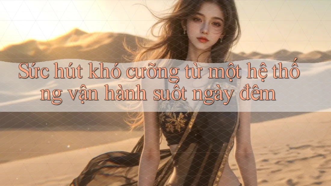 Sức hút khó cưỡng từ một hệ thống vận hành suốt ngày đêm Sức hút khó cưỡng từ một hệ thống vận hành suốt ngày đêm