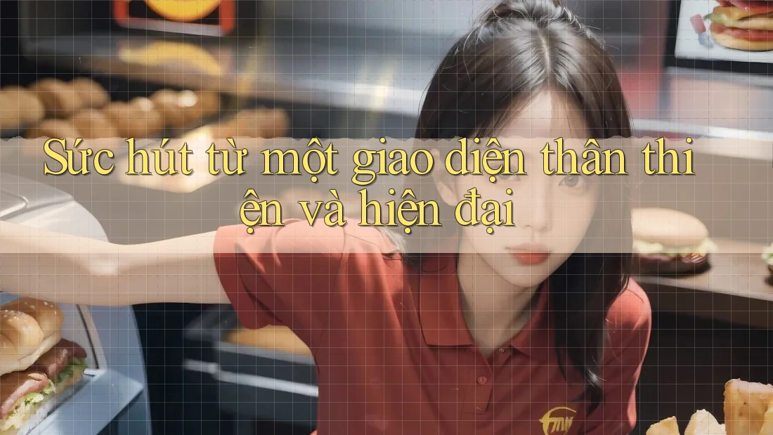 Sức hút từ một giao diện thân thiện và hiện đại Sức hút từ một giao diện thân thiện và hiện đại