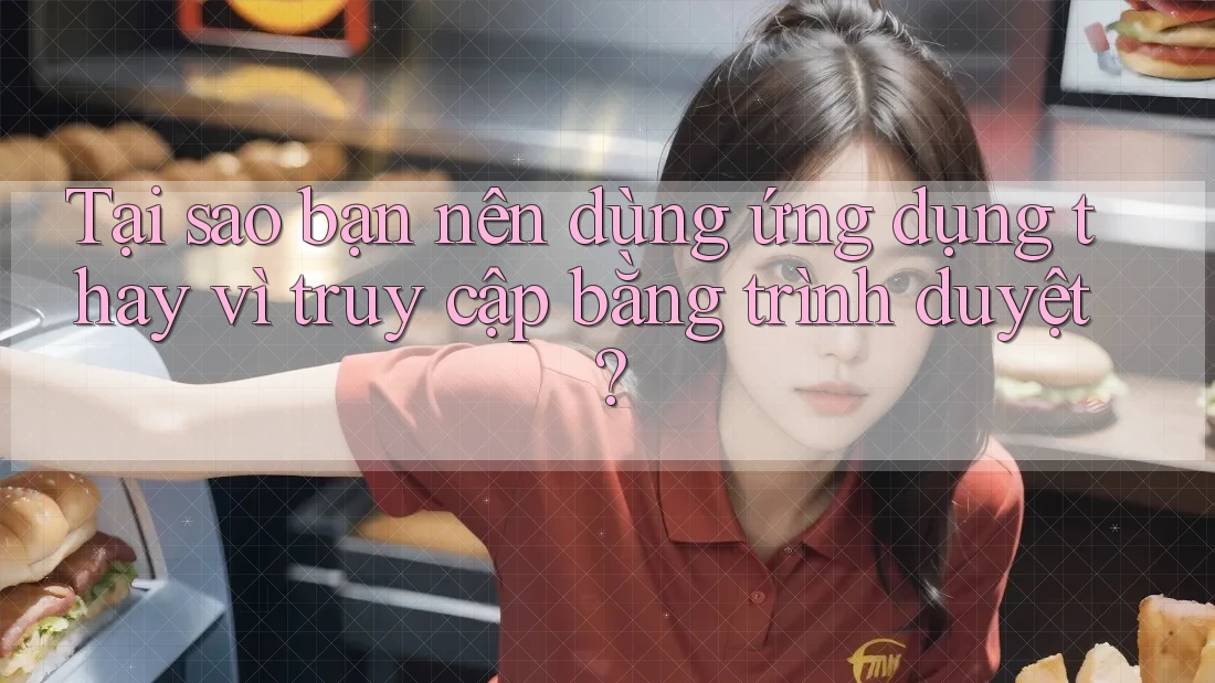 Tại sao bạn nên dùng ứng dụng thay vì truy cập bằng trình duyệt? Tại sao bạn nên dùng ứng dụng thay vì truy cập bằng trình duyệt?