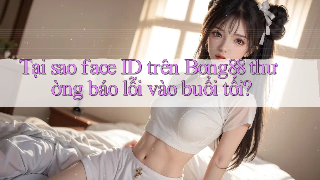 Tại sao face ID trên Bong88 thường báo lỗi vào buổi tối?