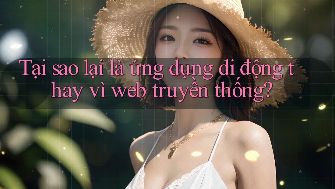 Tại sao lại là ứng dụng di động thay vì web truyền thống?