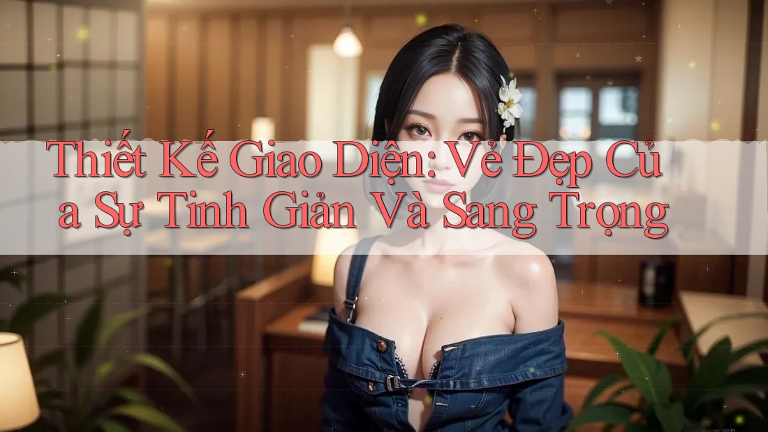 Thiết Kế Giao Diện: Vẻ Đẹp Của Sự Tinh Giản Và Sang Trọng